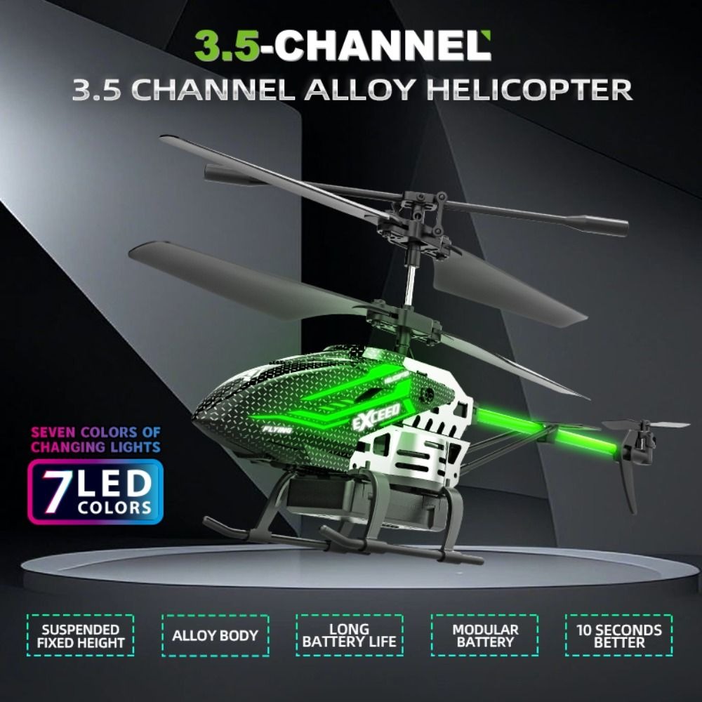 Alloy ABS 7 LED Colors RC Heli - Rc Helicopter Large recensione e prezzo