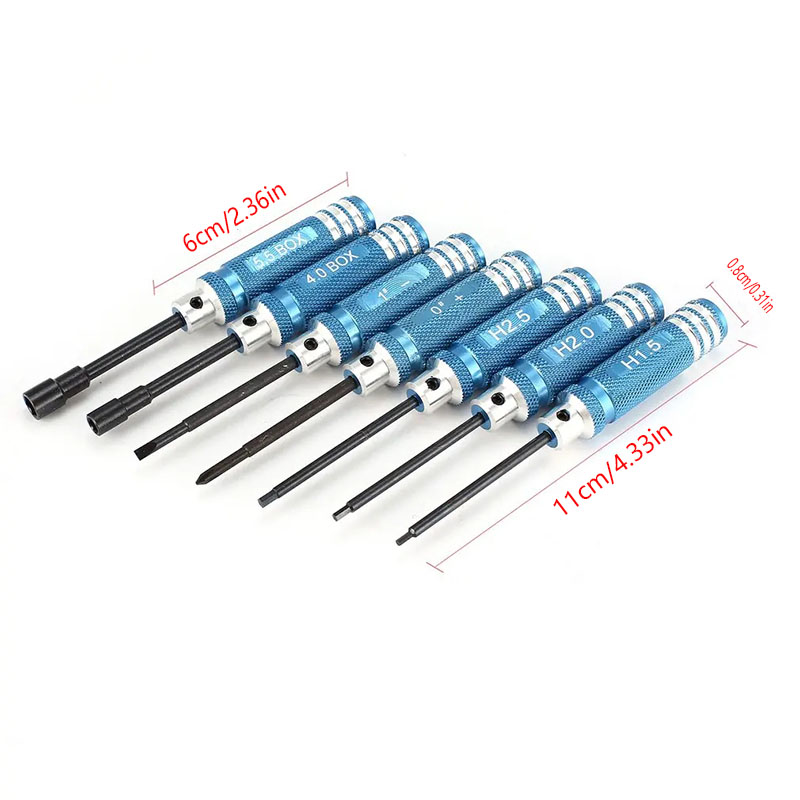 7Pcs 1.5 2.0 2.5mm RC Hex Driv - Rc Helicopter Tool Kit recensione e prezzo