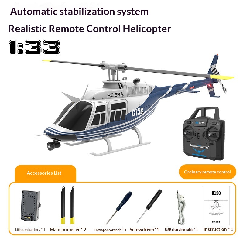 Rc Era C138 Bell 206 Rc Helico - Rc Helicopter Single Rotor recensione e prezzo