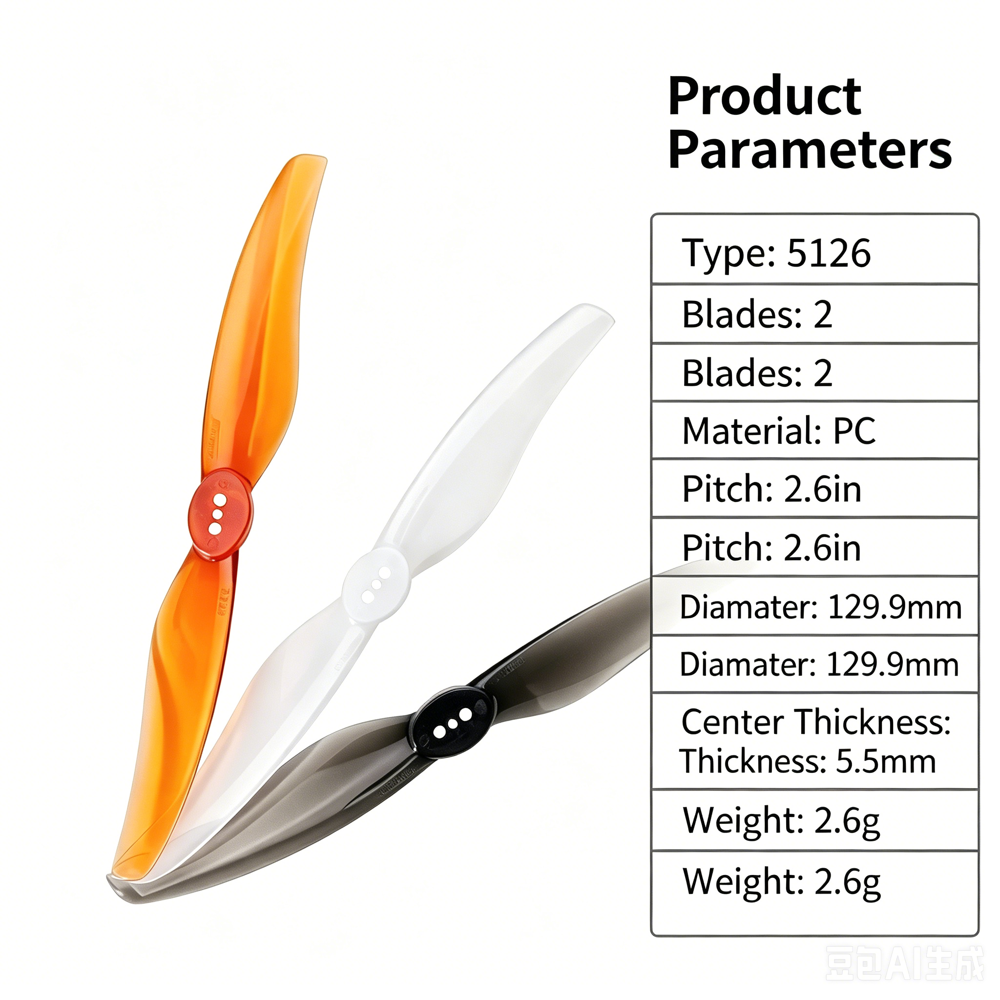 NEW 6-16Pairs /12-32pcs Gemfan - Rc Helicopter Blade recensione e prezzo