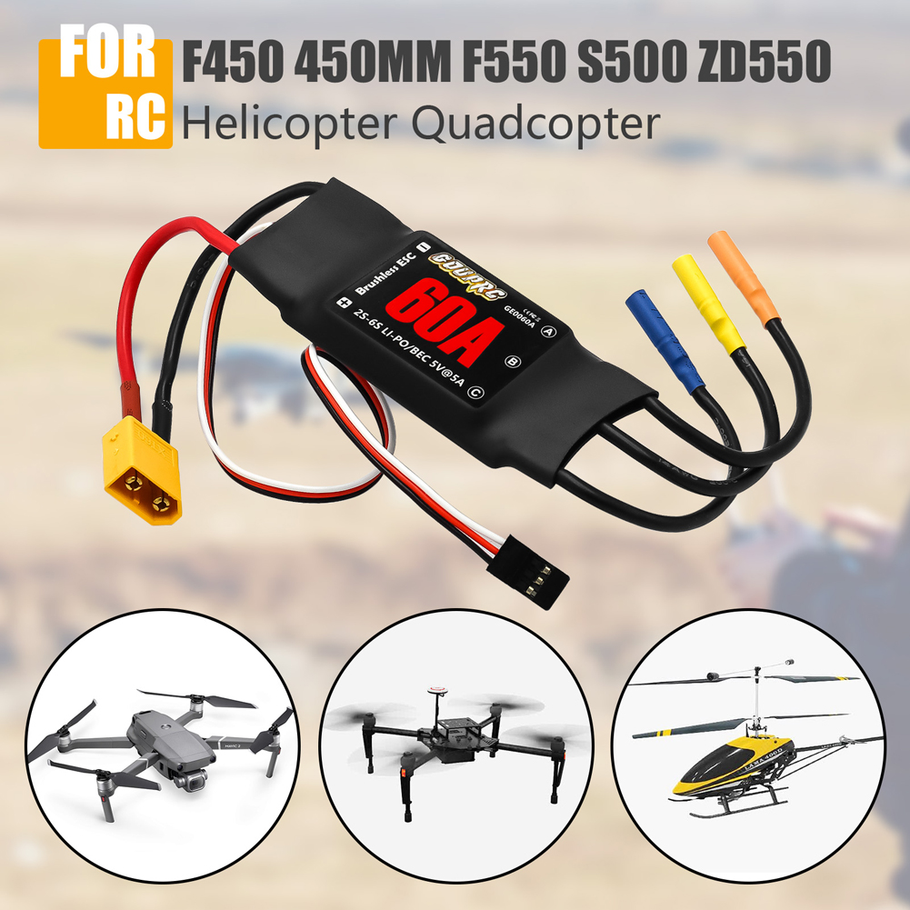 60A Brushless ESC 2-6S Electri - Rc Helicopter Electric recensione e prezzo