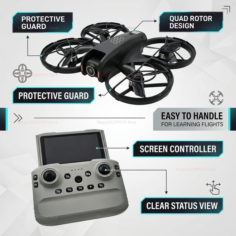 2026 New M5 Mini Drone 8K HD C - Rc Helicopter Gyro recensione e prezzo