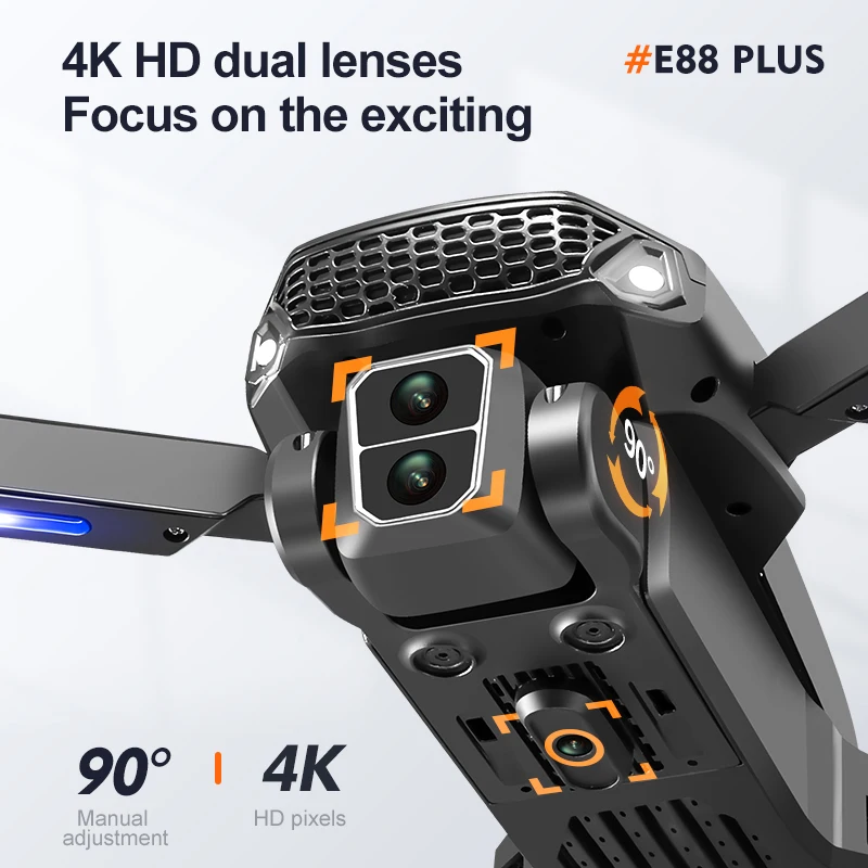 New E88 Plus Quadcopter Drone: - Rc Helicopter Case recensione e prezzo