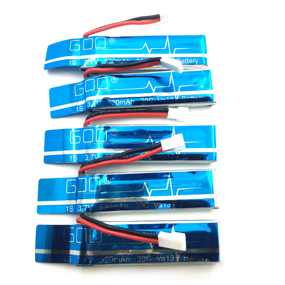 5PCS 3.7V 520mAh 30C Upgraded  - Rc Helicopter Coaxial recensione e prezzo