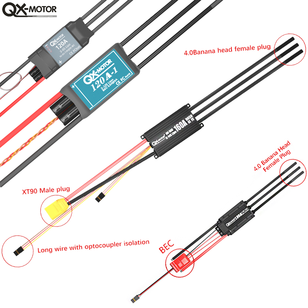 QX-MOTOR Brushless ESC series  - Rc Helicopter Motor recensione e prezzo