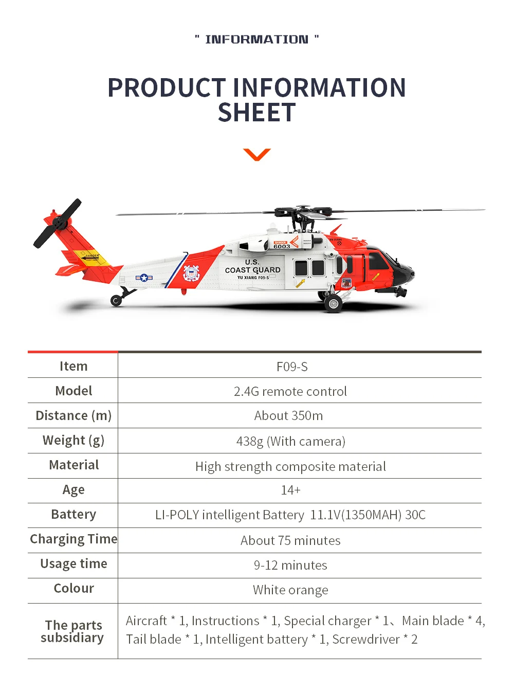 YU XIANG F09-S Battery 6CH  UH - Rc Helicopter Coaxial recensione e prezzo