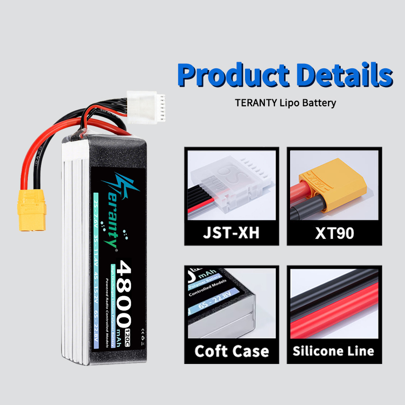 TERANTY 6S 4800mAh Lipo Batter - Rc Helicopter Battery recensione e prezzo