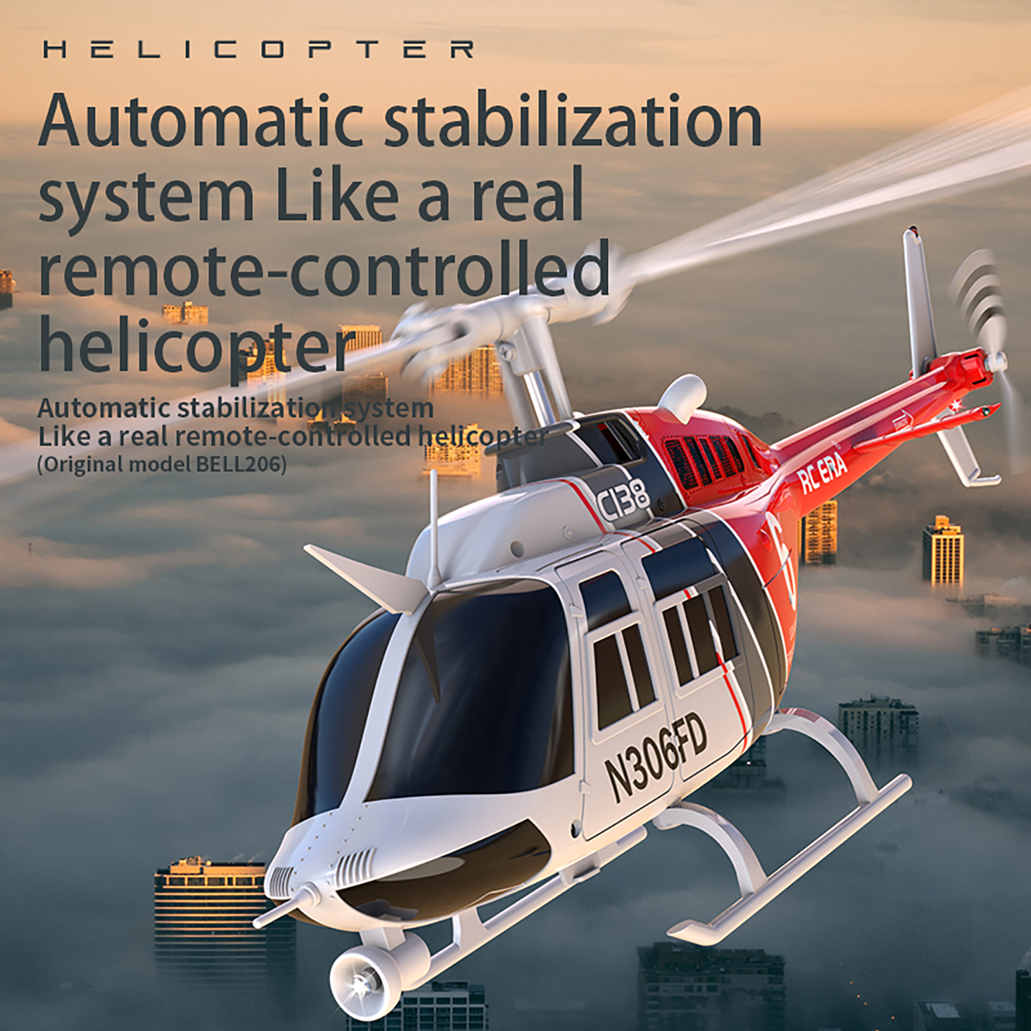 C138 206 Remote Controlled Hel - Rc Helicopter Large recensione e prezzo