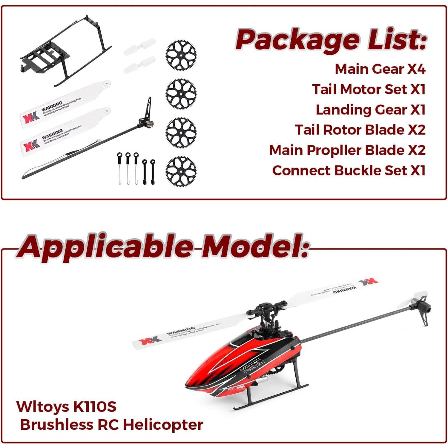 Spare Accessory Kit, Compatibl - Rc Helicopter Motor recensione e prezzo