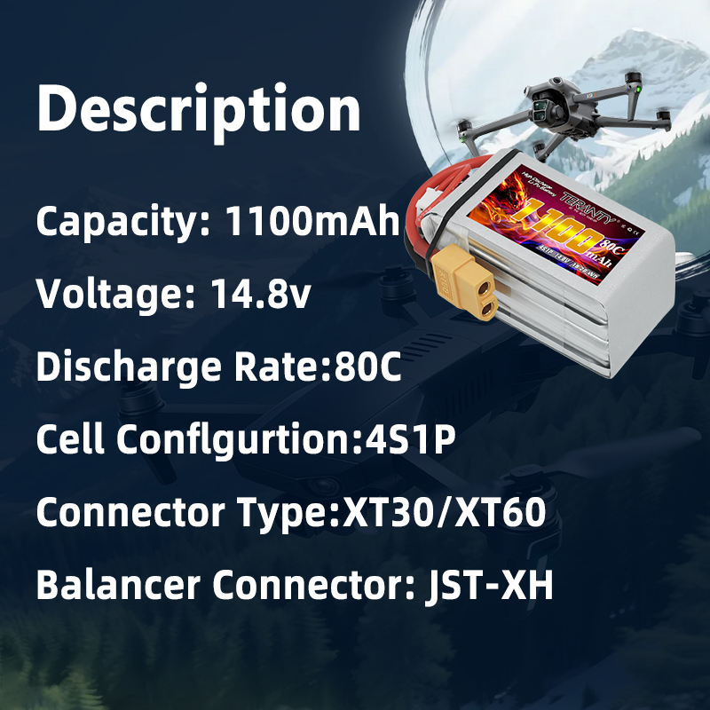 TERANTY 4S 1100mAh 80C/160C Li - Rc Helicopter Battery recensione e prezzo