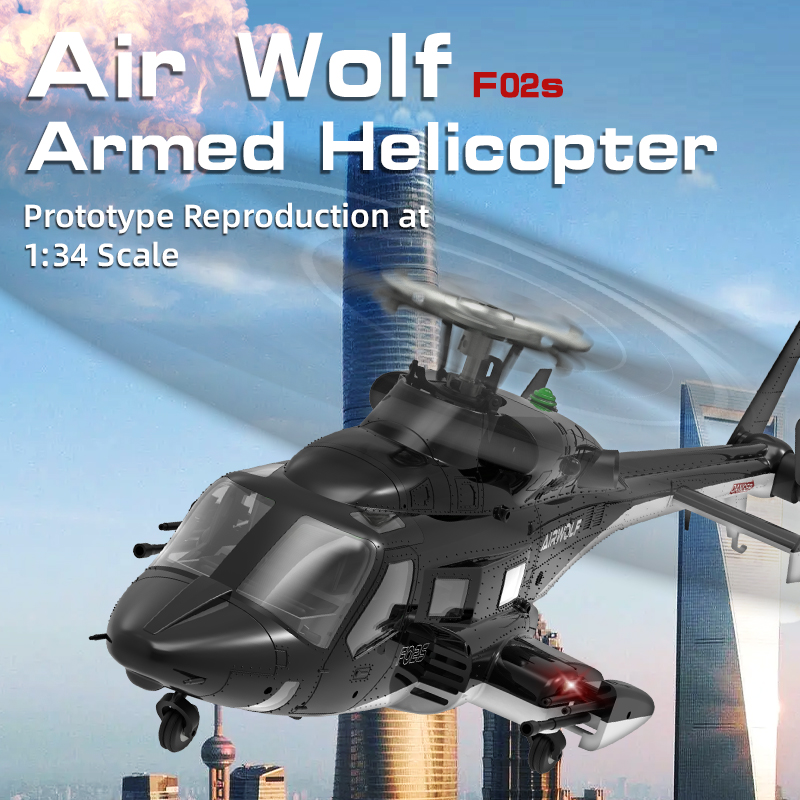 YUXIANG F02S AirWolf 2.4G 9CH  - Rc Helicopter Nitro recensione e prezzo