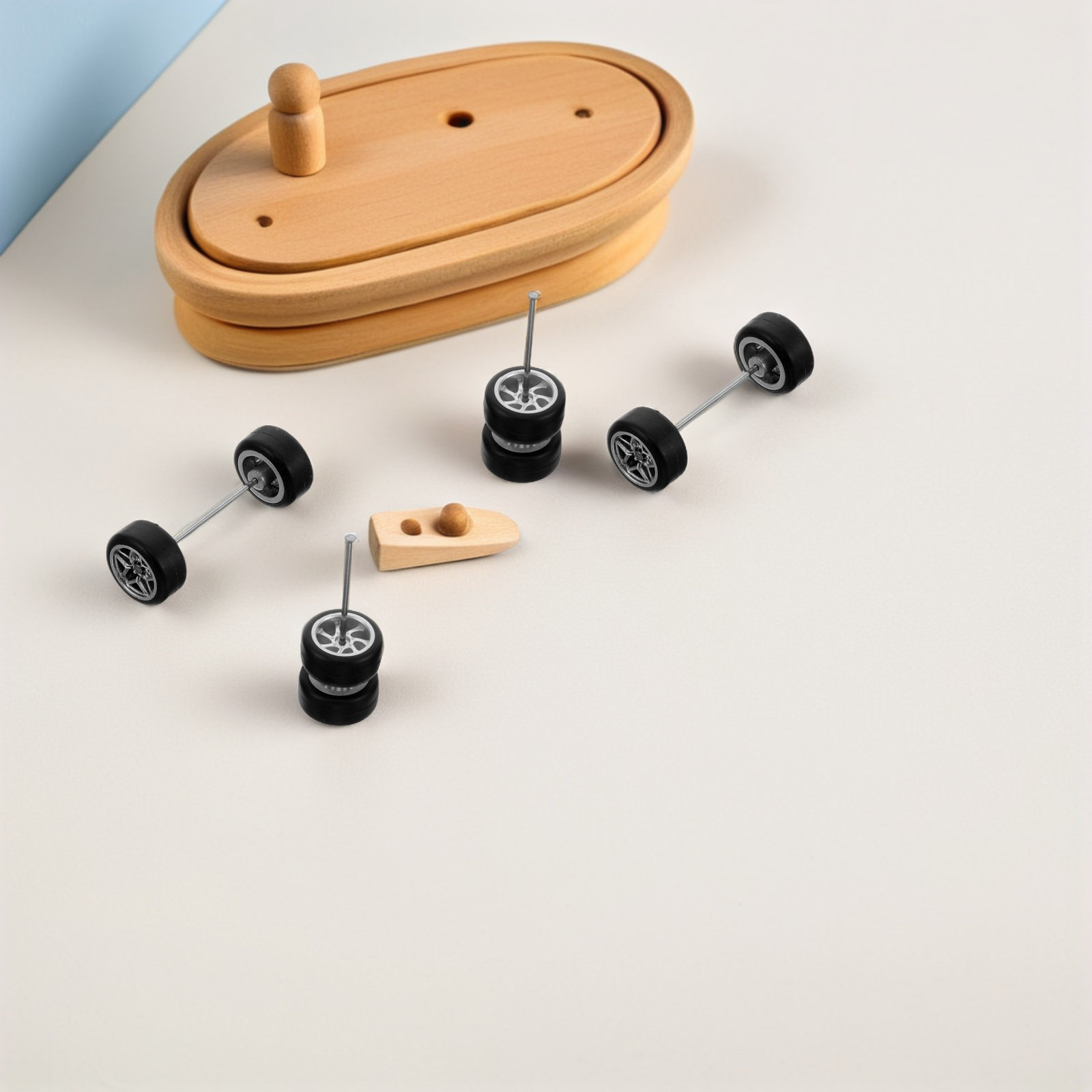 5Pair Alloy Car Wheels Replace - Rc Helicopter Mini recensione e prezzo