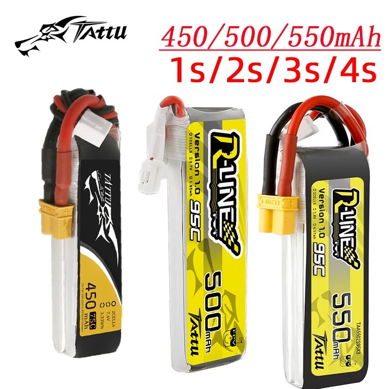 3Pcs NEW TATTU 450/500/550mAh  - Rc Helicopter Battery recensione e prezzo