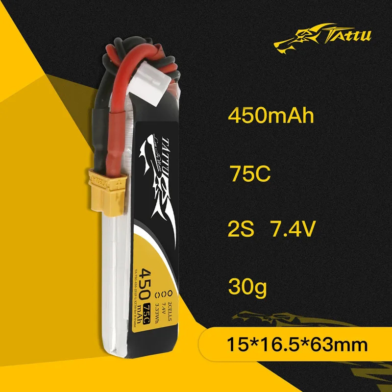 3Pcs NEW TATTU 450/500/550mAh  - Rc Helicopter Battery recensione e prezzo