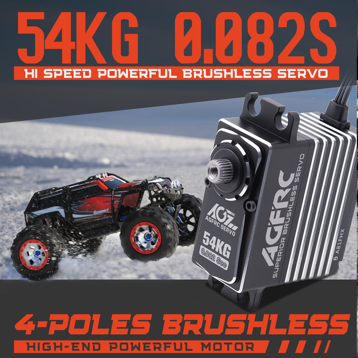 AGFRC A81FHX 54KG HV 4-Pole Br - Rc Helicopter Large recensione e prezzo