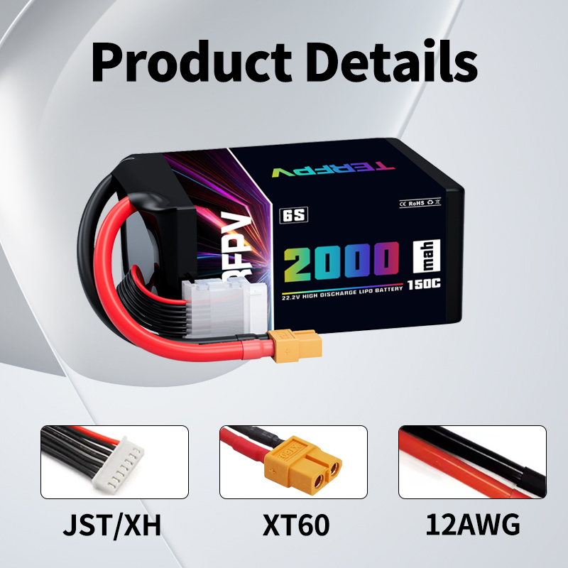 TERFPV 6S 22.2V 2000mAh 150C/3 - Rc Helicopter Battery recensione e prezzo