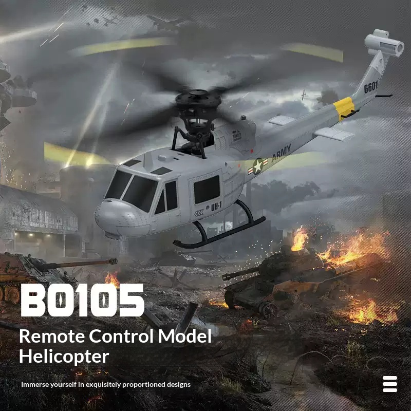 Huey F6601 4CH RC Helicopter - - Rc Helicopter Single Rotor recensione e prezzo