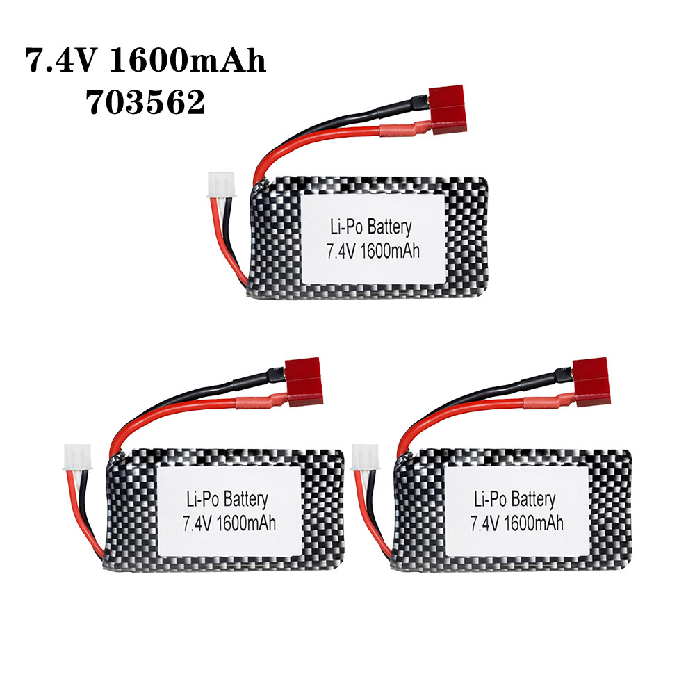 1/2/3pcs/Lot 7.4v 1600mah 7035 - Rc Helicopter Battery recensione e prezzo